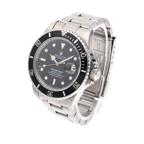 Rolex Vintage Submariner Reference 168000, A Stainless Steel 